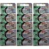 Genuine Maxell 379 SR521SW 1.55v Cell Button Battery x 30