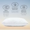 Coop Home Goods Original Adjustable Pillow, Queen Size, Memory Foam