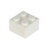 Simba 104114113 "Blox 4-Stud White Building Blocks Set (100-Piece)
