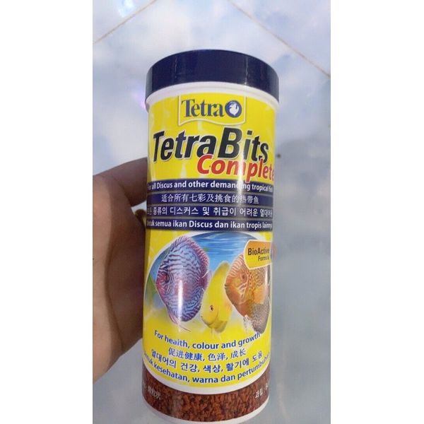 Tetra Bits Complete Discus Tropical Fish Food Health Color Growth Aquarium 93g