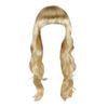 TRIXES Bombshell Wig - 20" Natural Looking Long Wavy Hair with Fringe - Costume Party Cosplay Halloween Fancy Dress (Blonde)
