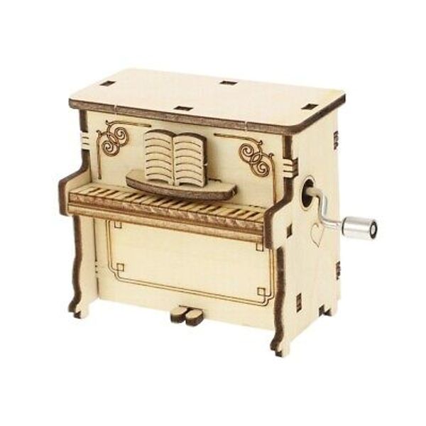 Piano Music Box Self-Assembling 3D Puzzle Puzzles for Adults Assembly Model Toy