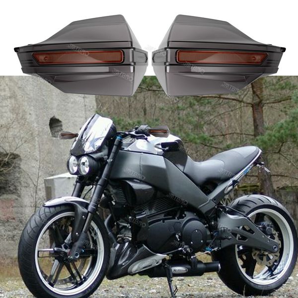 7/8" Motorcycle Smoke Hand Guard Wind Deflector For Buell Lightning Thunderbolt