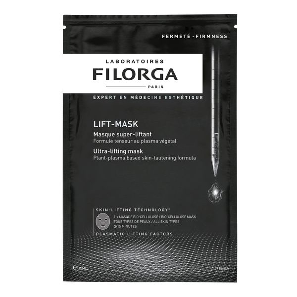 Filorga Lift-Mask, Anti-Aging Sheet Mask with Hyaluronic Acid, Collagen, & Antioxidant Polyphenols for Lifted & Plumped Skin, 0.67 oz