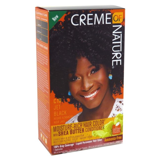 Creme Of Nature Color C10 Jet Black Kit (3 Pack)