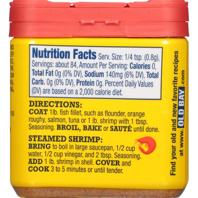 OLD BAY Seasoning, 24 oz - One 24 Ounce Container of OLD BAY All-Purpose  Seasoning with Unique Blend of 18 Spices and Herbs for Crabs, Shrimp