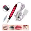 Tattoo Permanent Makeup Machine Eyebrow Lip Eyeliner Pen Beauty Makeup Rotary Pen 10 PCS Needles for Eyeliners, Eyebrows, Lips And Small Tattoo