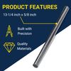 Tie Down Engineering 86031 Roller Shaft - 13-1/4 inch x 5/8 inch, Silver