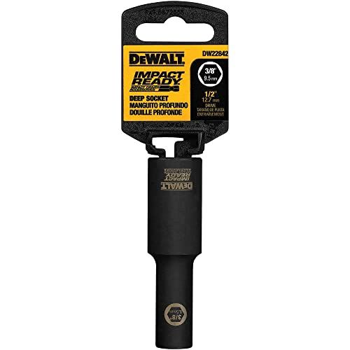 DEWALT IMPACT Socket, Deep, SAE, 1/2 Inch Drive, 15/16 Inch (DW22932)