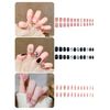 S003 Nail Tips, False Nails, 3D Nails, Handmade, Wedding Nails, Cute, Long, Popular, Japanese Style, Short, Bride Nails, Glossy, False Nails, 3 Different Styles, 72 Pieces