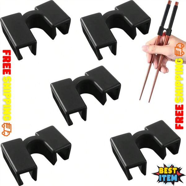 5PCS Chopstick Helper Training Aid - Beginner Chopstick Trainer for Adults & Kid