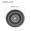 sourcing map 0.5 W 32 Ohm DIY Magnetic Speaker 40mm Round-shape Replacement Loudspeaker for DVD/EVD 8pcs