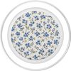 White Blue Flower Floral Pattern PopSockets PopGrip for MagSafe