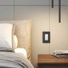 DEWENWILS 4-Pack Metel Decorator Outlet Cover, Wall Plates for Electrical Outlet