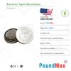 PoundMax AG7 LR927 Batteries 1.5v Alkaline Button Cell Battery - 10 Count