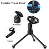 USB Condenser Microphone W/ Stand Laptop Desktop PC Podcast Studio Recording Mic