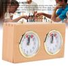 Chess Timer,International Chess Clock,Professional Chess Clock Game Timer, Analogue Clock Chess Timer,No Battery Needed,High Accuracy Mechanical Tool