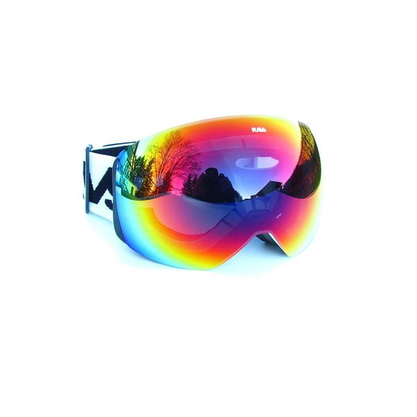 Ravs Skibrille Snowboardbrille Schutzbrille Skiing Goggles Alpine Sportbrille Schneebrille für Brillenträger