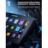 Stream Control Deck - SOOMFON Studio Stream Controller with 15 Macro Keys & Dashboard, Customized LCD Buttons to Trigger Actions in OBS, Twitch, YouTube, Perfect for Live Streaming Video Editing