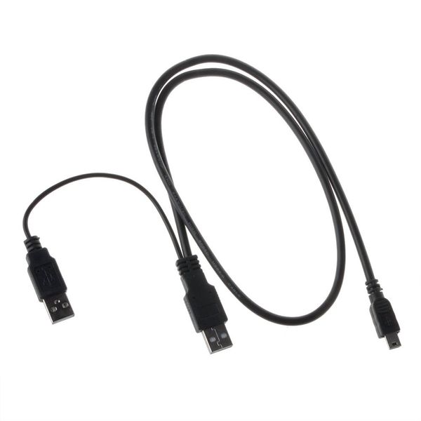SLLEA USB Charger+Data SYNC Y Cable Cord Lead for Iomega 2.5" Portable Hard Drive Disk