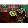 2pcs Glass Kiwi Fruit Ornaments for Christmas Tree