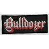 Bulldozer Logo Thrash Metal Sublimated Printed Patch B039P