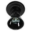 B22 Skirted Batten Bulb Holder in Black