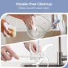 Versatile 8-Cup Stainless Steel Food Processor with Smart Overheat Protection