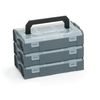 Bosch Sortimo L-BOXX Mini | 3 Piece Set | Variations - Anthracite