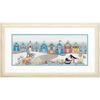 Dimensions Counted Cross Stitch Kit Beach Huts 45.7cm x 17.7cm