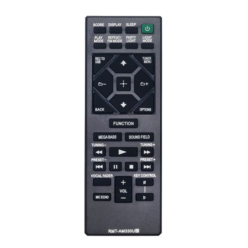 ALLIMITY RMT-AM330U Replacement Remote Control Compatible with Sony Home Audio System Wireless Speaker MHC-V50 MHC-V77W SHAKE-X10 SHAKE-X30 HCD-M20 SS-M20 SA-V90W SS-V90W