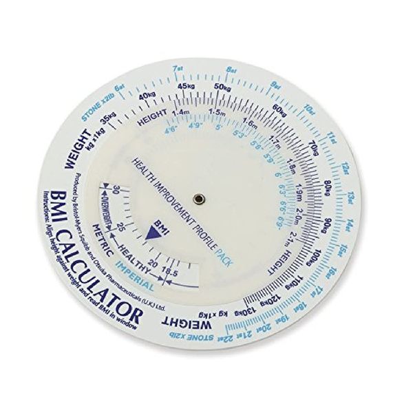 Gima Body Mass Index disk, Pack of 10