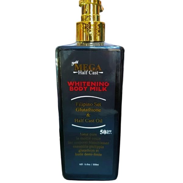 X 1 Mega Half-C Body Milk. 500ml x 1 Satisfaction Guaranteed