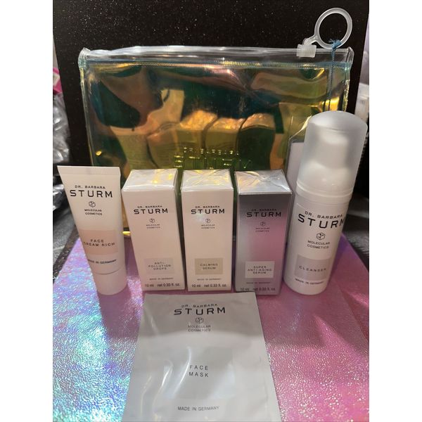 Dr. Barbara Sturm FLIGHT ESSENTIAL KIT 5pc W Sample And Bag NEW