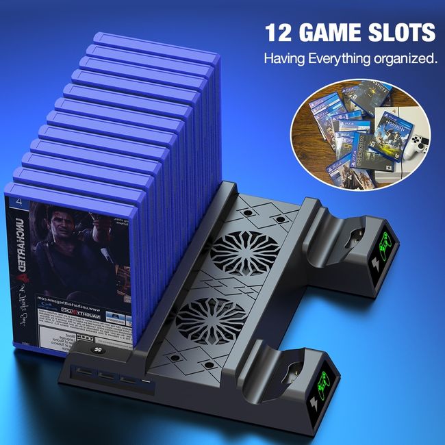  PS4 Stand Cooling Fan Station for Playstation 4/PS4