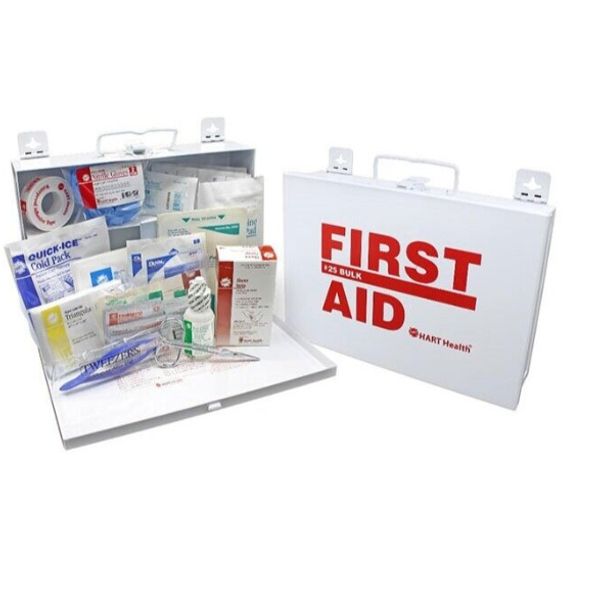 First Aid Kit Steel Box #25 Bulk