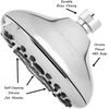 High Pressure Shower Head & Filter (Aqua Elegante) - Chrome - 1.8 GPM