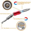 1/4" Magnetic Drill Screw Drill Bit Holder Angle Pivoting Bit Tip Quick Change