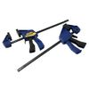 IRWIN QUICK-GRIP Bar Clamps for Woodworking, One-Handed, Micro, 4-1/4", 2 Pack (1964747)