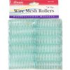 Annie Wire Mesh Rollers #1023, 12 Count Green Medium 7/8 Inch (3 Pack)