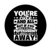 Peppermint Lover Food Funny PopSockets Swappable PopGrip