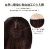 HIYE 部分ウィッグ 人毛100％ リアル 人工皮膚 自然 軽量 増毛 ウィッグ つむじ付き トップカバー 白髪 薄毛隠し 女性 ヘアピース 円形脱毛 ハゲ隠し 医療用ウィッグ 黒髪 横7cm縦10cm パッツンバング (30CM, 栗色)