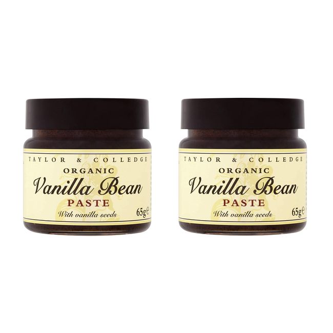 Taylor & College Taylor & Colledge Organic Vanilla Bean Paste (65g x 2 Pack)