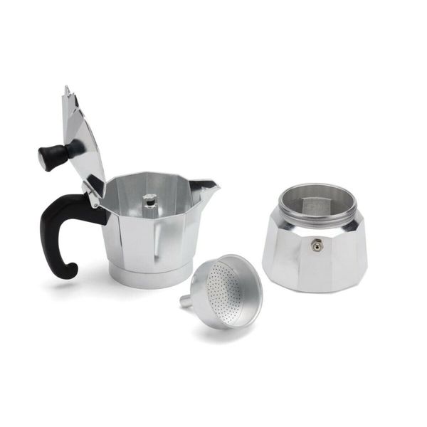 Tops 55729 Espresso Coffee Maker, Forever 3 Cup, Aluminum -  *NEW*  E3B