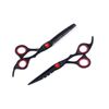 Sharpend Black Diamond Hairdressing Scissors Barber Cutting Thinning 6.5" Pro