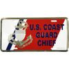 Honor Country USCG Chief License Plate, Text
