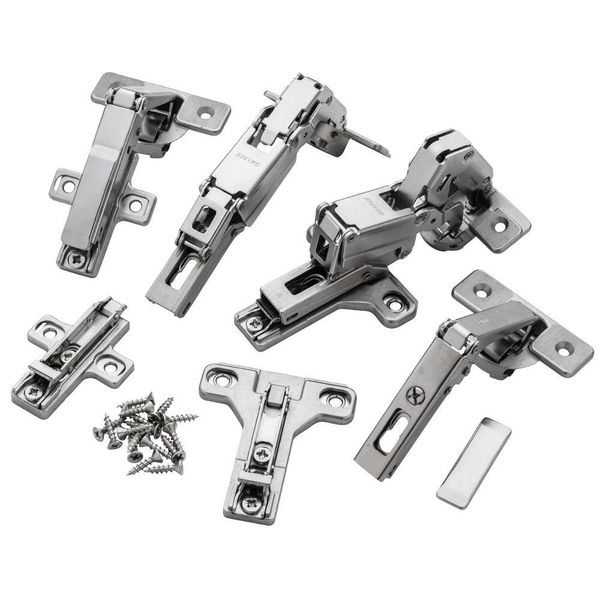 3/4" Overlay, Salice® Face Frame Hinge for Pie-Corner Cabinet