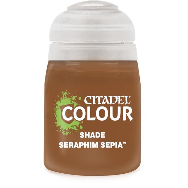 Games Workshop Citadel Colour Shade: Seraphim Sepia (18ml) Age 14+