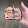 Cedar Ornament - 10 Commandment