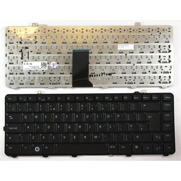 Power4Laptops UK Layout Black Replacement Laptop Keyboard Compatible With Dell Studio 1537
